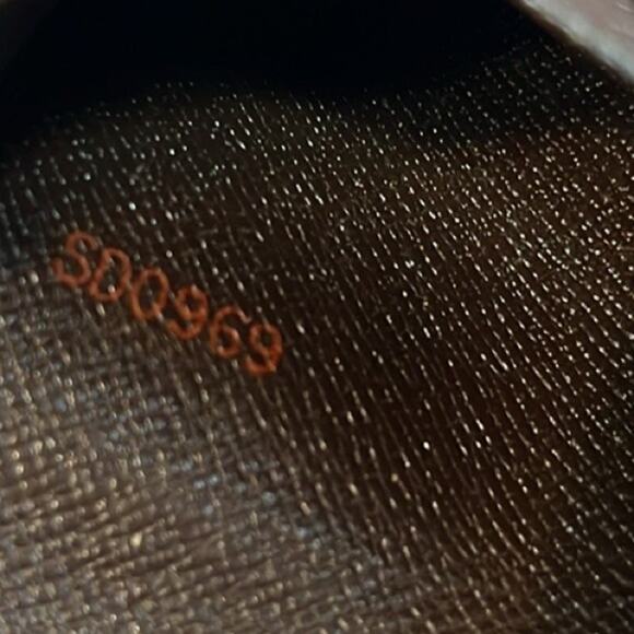 LOUIS VUITTON Vintage Kiss Lock Damier Porte Monnaie Billets Viennois Wallet EUC - Picture 7 of 15